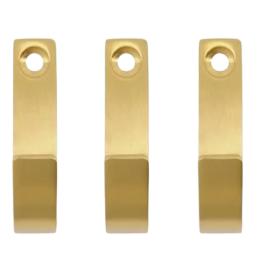 Meraki Knage MKThapsus Børstet Messing Finish (3 stk)