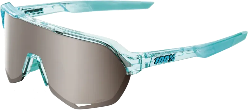 100% S2 - Polished Translucent Mint - HiPER Silver Mirror Lens