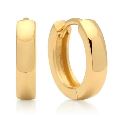Klassiske Creoler i 8 kt. Guld - 13,5 mm