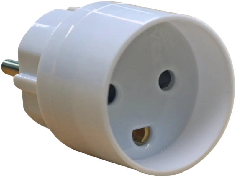 Adapter Schuko - DK Med Jord