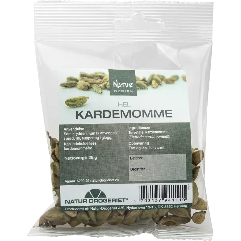 Natur Drogeriet Tørret Hel Kardemomme (25 g)