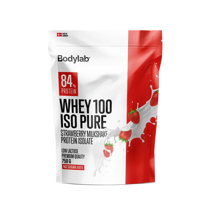 Bodylab Whey 100 ISO PURE Strawberry Milkshake (750 g)