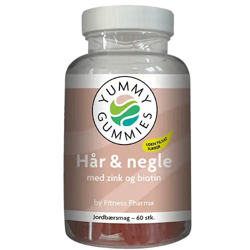 Fitness Pharma Yummy Gummies Hår og Negle (60 stk)