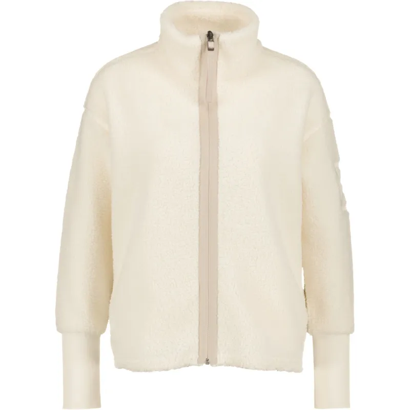 Didriksons Alexa, fleecejakke, dame, cream/white