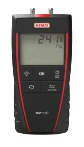 Kimo MP110S micromanometer u/kalibreringscertifikat