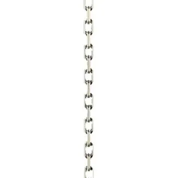 Facet ankerkæde i Sølv - 1,5 mm fra 38 cm