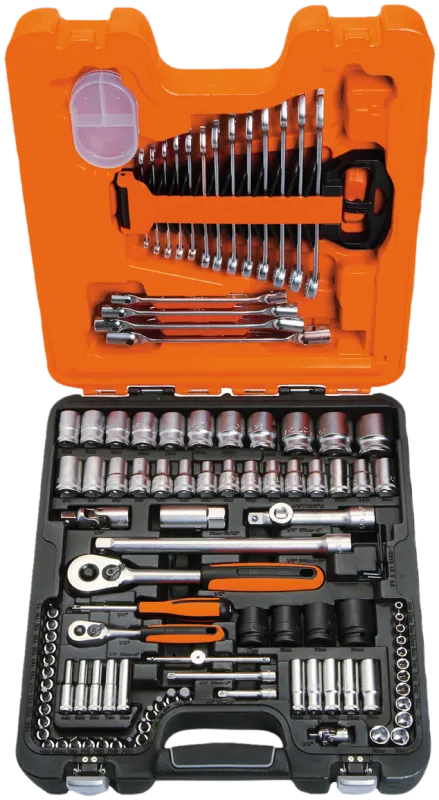 Topnøglesæt mm 1/4"+1/2" firk. S108