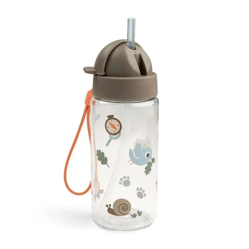 Done by Deer Drikkedunk m. Sugerør - Tiny Trails - 350ml - Sand