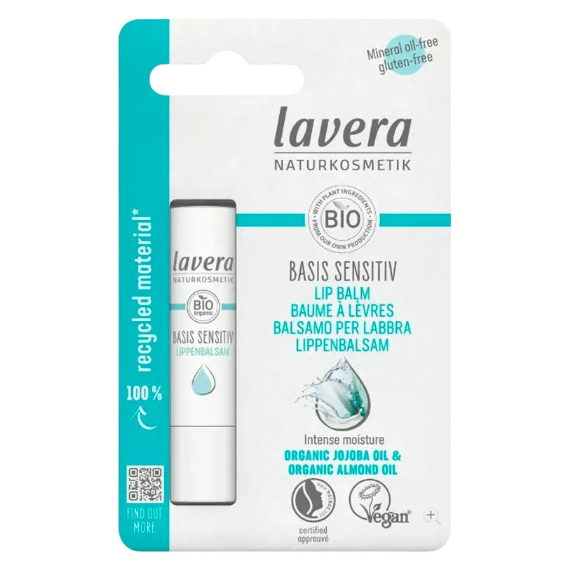 Lavera Basis Sensitiv Læbepomade Jojoba Olie og Almond oil (1 stk)