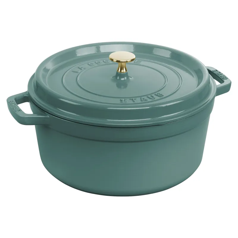 Staub Støbejernsgryde 26 cm, eukalyptus