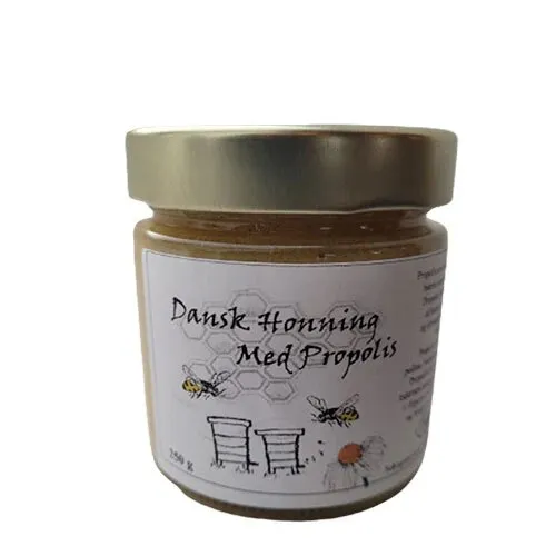 Dansk honning m. propolis - 250 gram