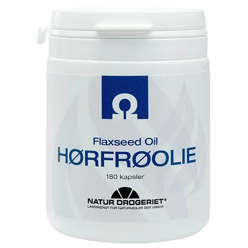 Natur Drogeriet Hørfrøolie 500 mg (180 kaps)