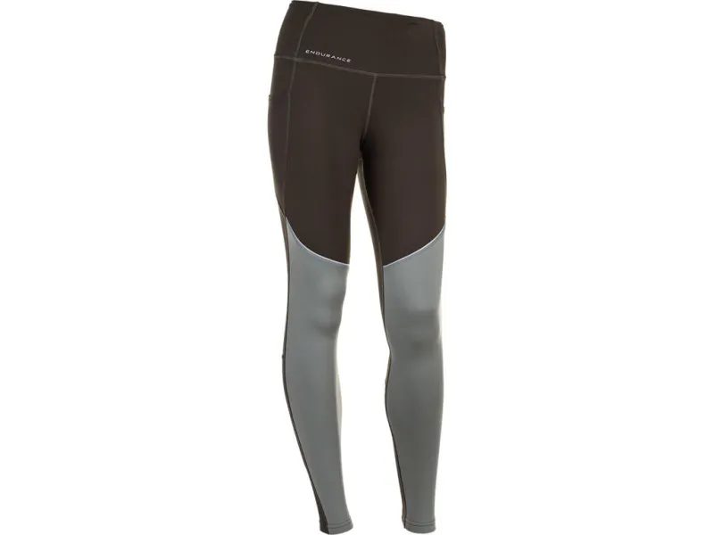 Endurance Deerrin Color Block - Løbetights - Dame - Rosin -  Str.