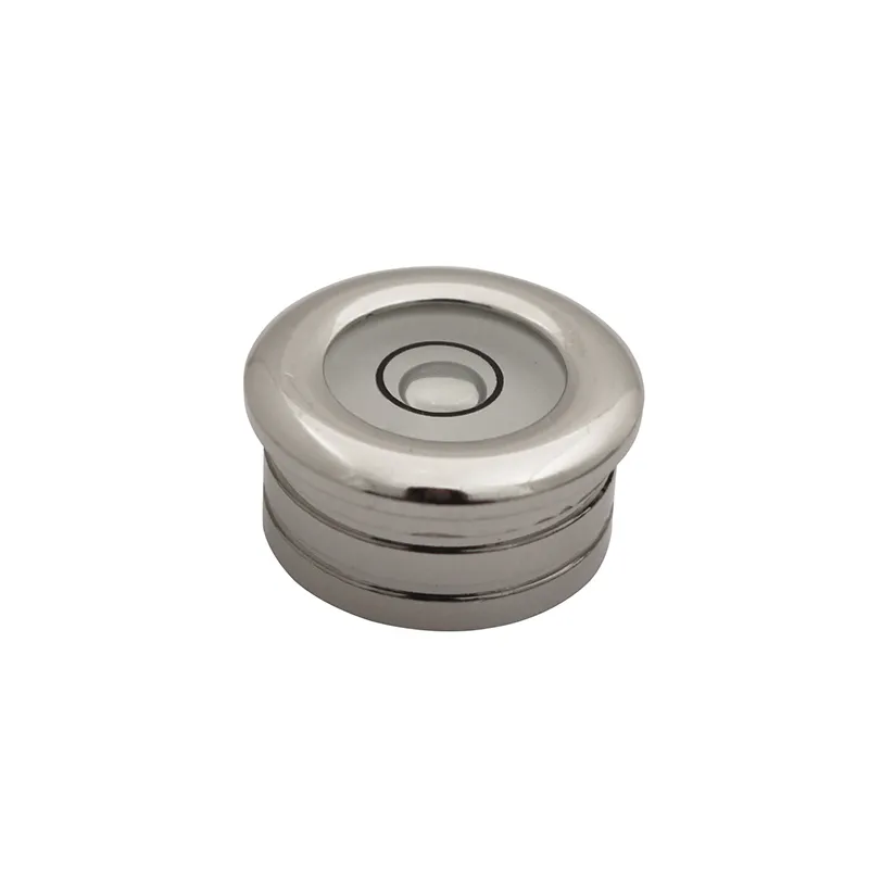 Dåselibelle Ø20 mm forkromet med indbygningsslidser (type 1)