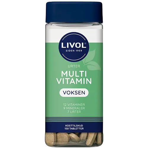 Livol Multivitamin M. Urter (150 tabl)