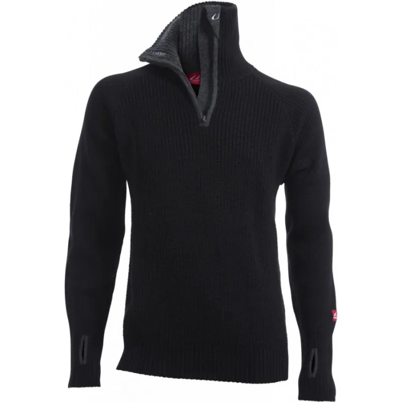 Ulvang Rav sweater w/zip, herre, sort