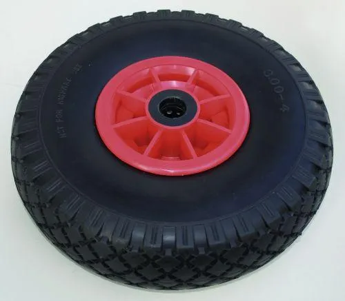 Punkterfri hjul 3.00 - 4 (ø260 x 85 mm) til 20 mm aksel
