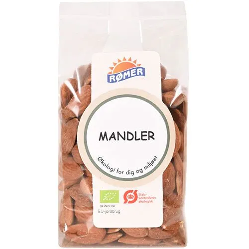 Mandler Øko. - 200 gram