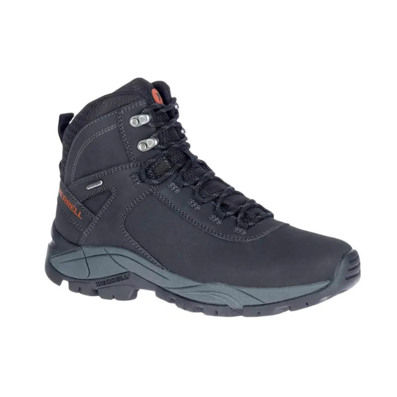 Vandrestøvler til herre - Merrell Vego mid-cut - Læder - Sort