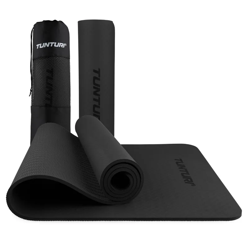 Tunturi 8mm Yogamåtte - Sort