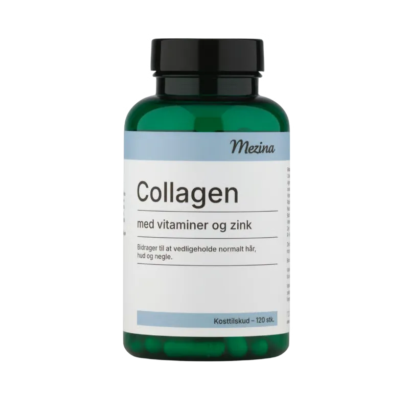 Mezina Collagen M. Vitaminer & Zink (120 kaps)
