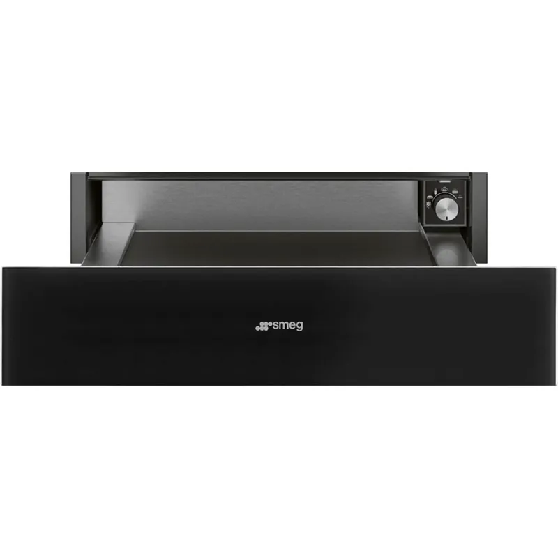 Smeg CPR115B3 Linea varmeskuffe, sort