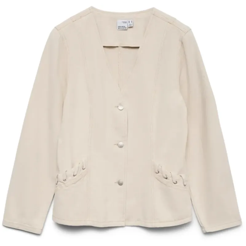 VERO MODA dame jakke VMLEVA - Ecru