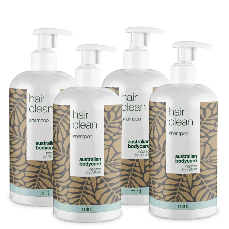 4 for 3 Tea Tree shampoo 500 ml Mint - pakketilbud â Pakketilbud med 4 shampoos (500 ml): Tea Tree Oil Mint