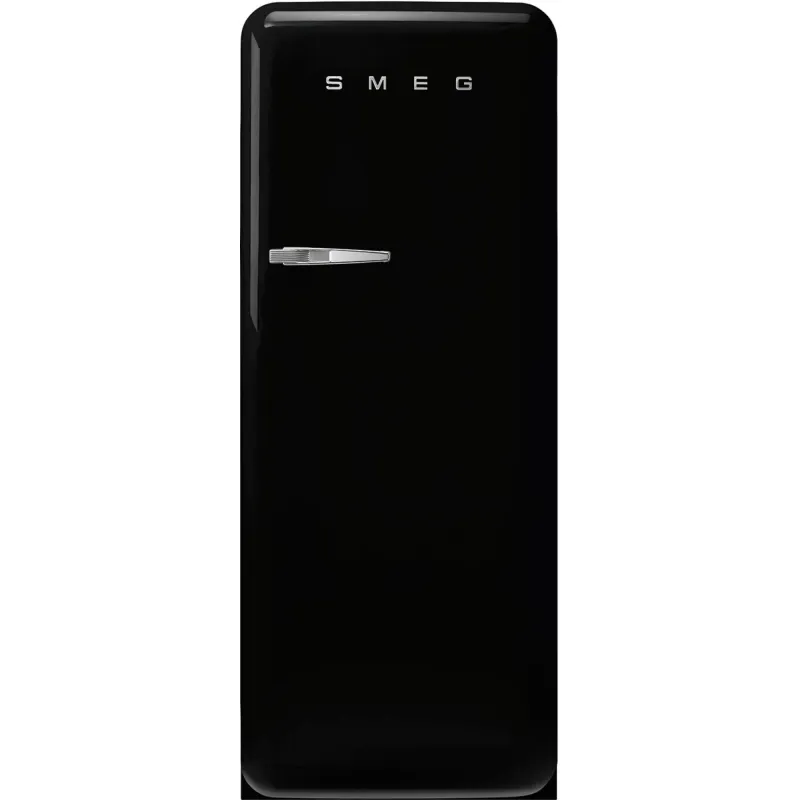 Smeg FAB28RBL6 Køleskab Med Fryser 153cm Højrehængt Sort
