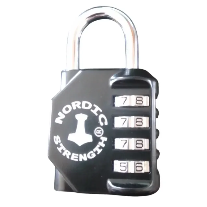 Hængelås med kode fra Nordic Strength