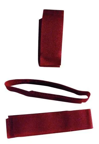 Ankelbånd med velcro rød 10stk