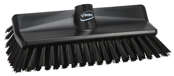 Vikan High-Low børste, 265 mm, Medium, Sort