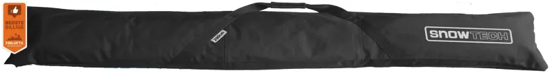 SnowTech Sport Skitaske 200 cm - 1 par (flade ender/gennemgående lynlås)