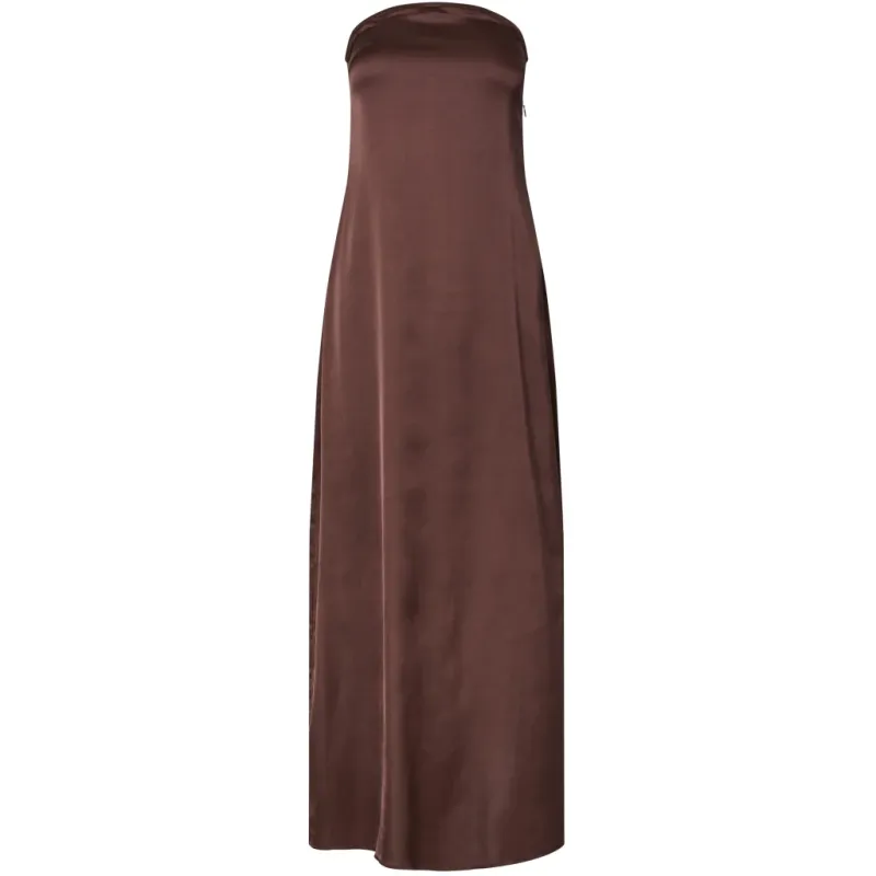 PIECES dame kjole PCTASIN - Chicory Coffee