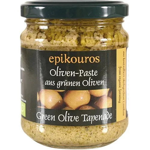 Oliventapenade Grøn Øko. 190 gram