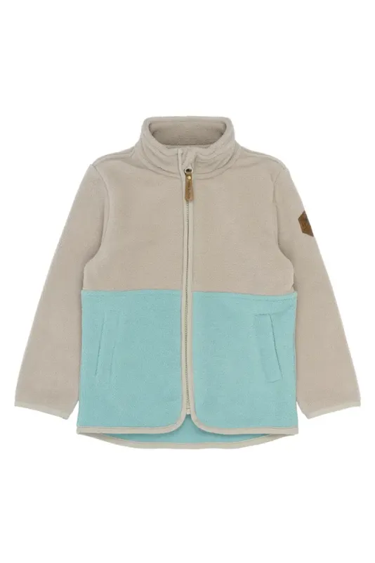 Fleece Jakke - Stone Blue - 110