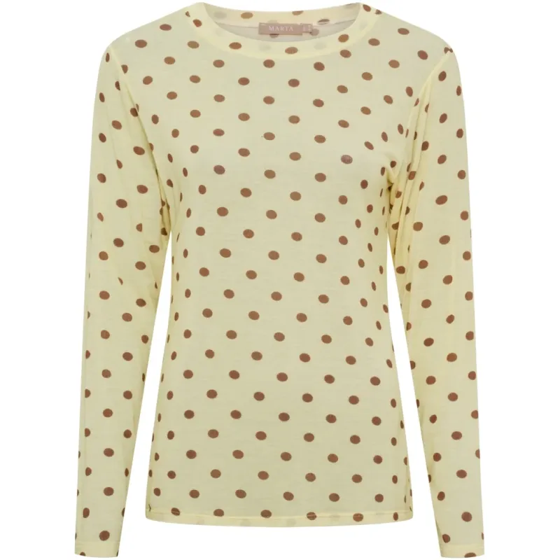 Marta du Chateau dame bluse top MdcElissa 7914 - Giallo1259tpu