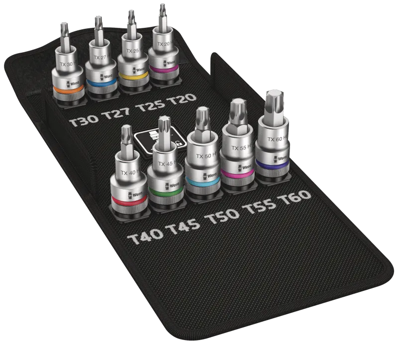 Topsæt 8767C HF1 1/2" TX20-60×60mm, 9 dele