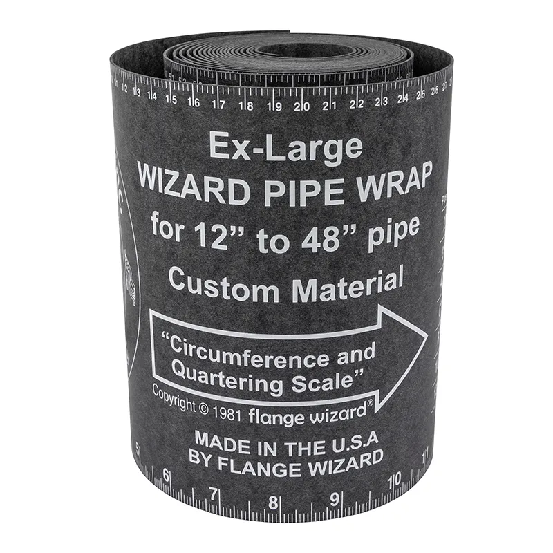 FLANGE WIZARD Wrap-Around WW-19 Extra-Large for 12"-48" rør (180" Længde / 7" Bredde)