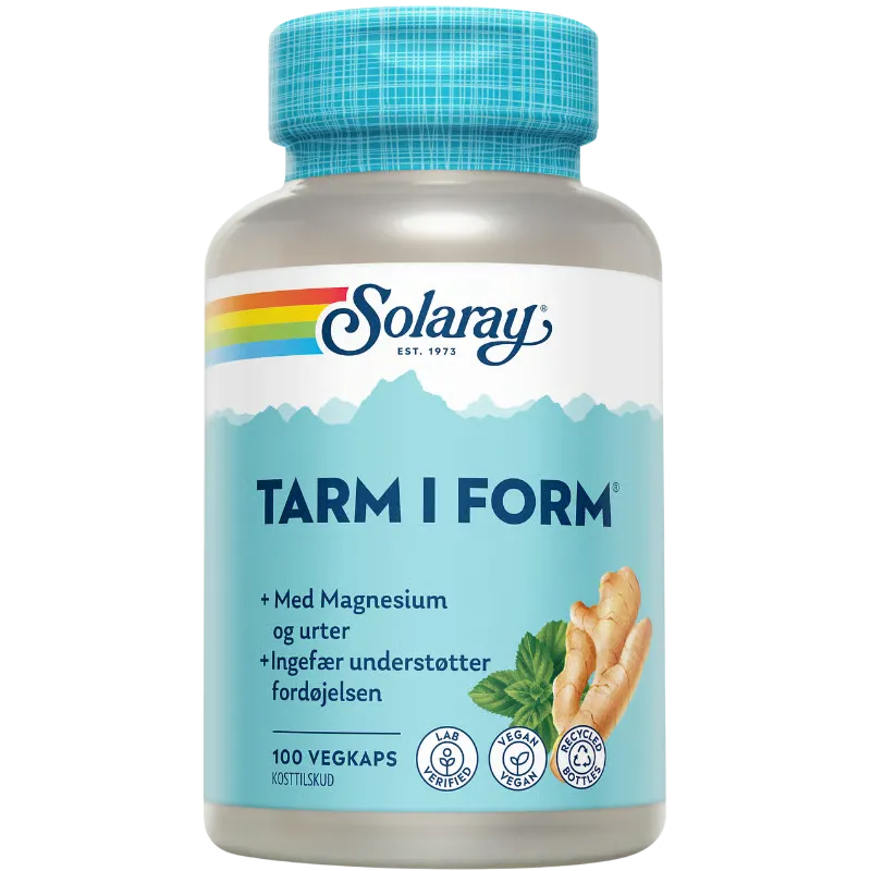 Solaray Tarm i Form (100 kaps)