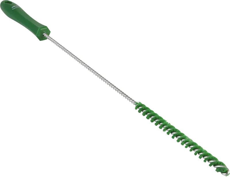 Rørbørste 5375, ø10×500 mm, stiv, grøn