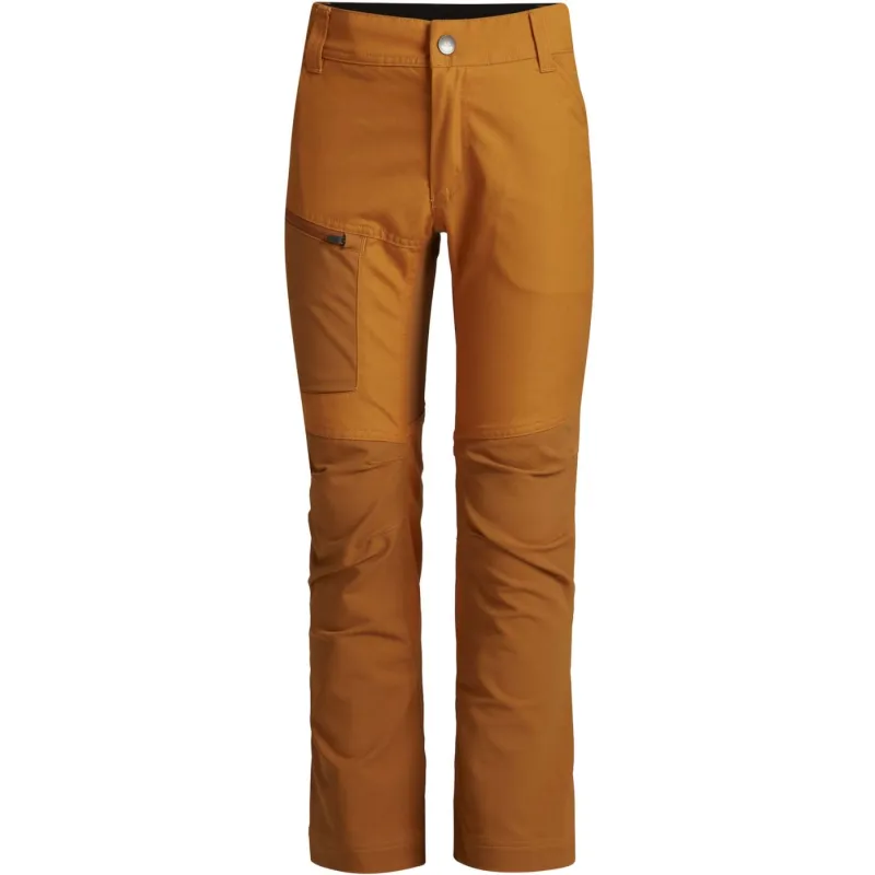 Lundhags Fulu Stretch Hybrid Pant Jr, vandrebukser, junior, guld