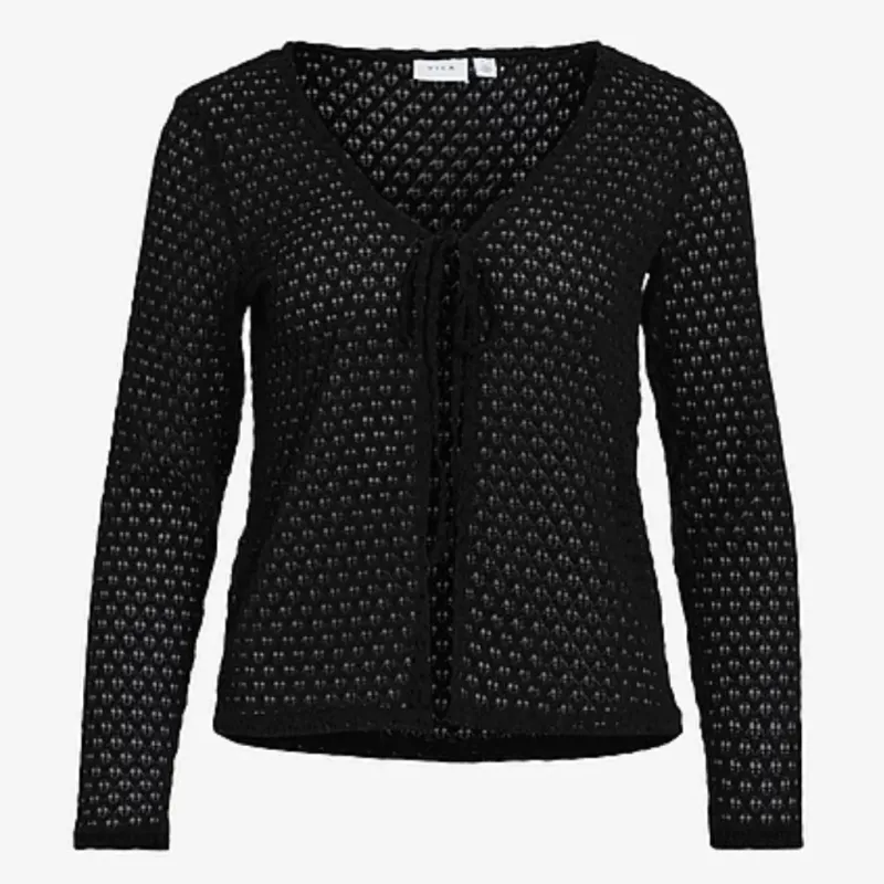 VILA dame cardigan VIMIRONA - Black Beauty