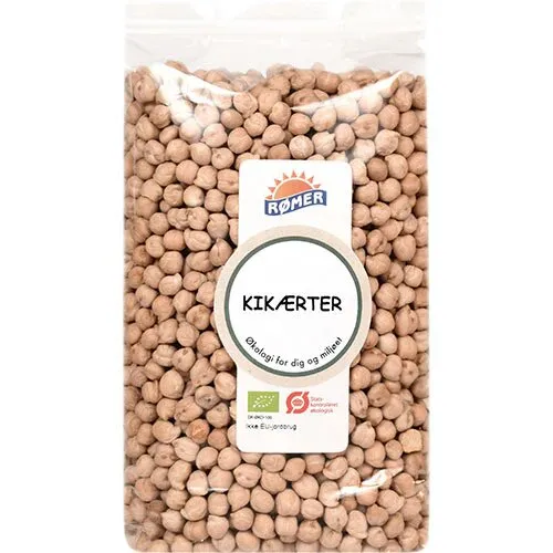 Kikærter Øko. - 1 kg.