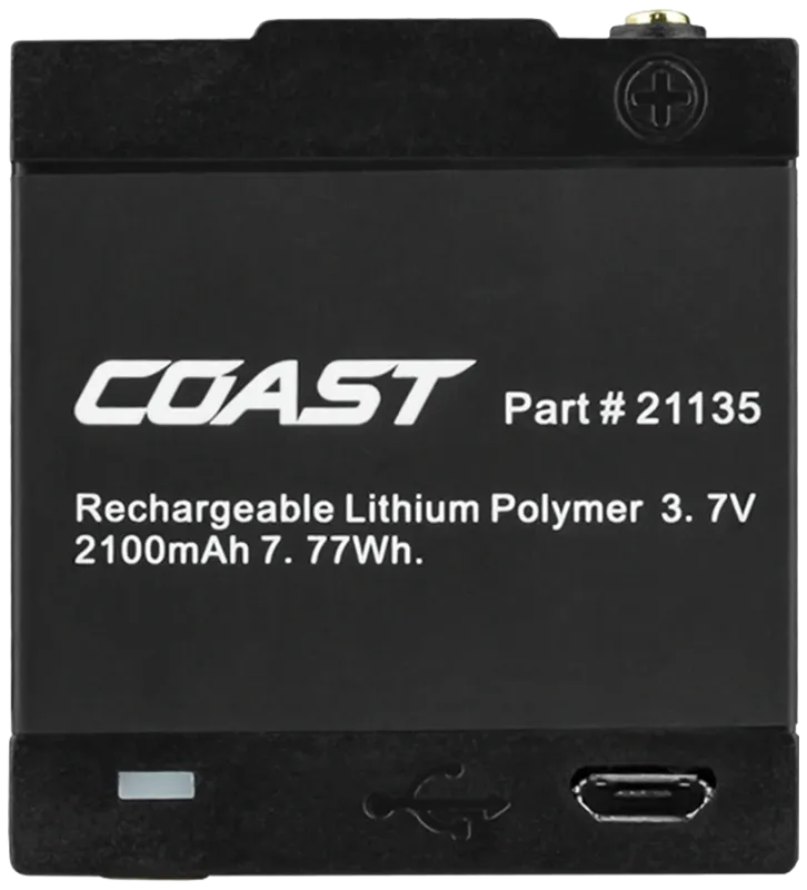 Coast ZX600 genopl. batteri t/PM200, 500R & 550