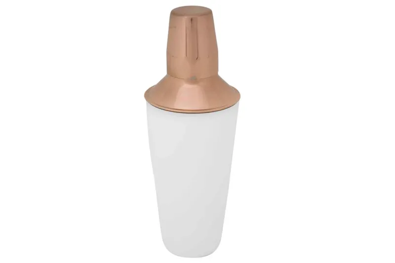 Cocktail Shaker Hvid Og Kobber 750ml