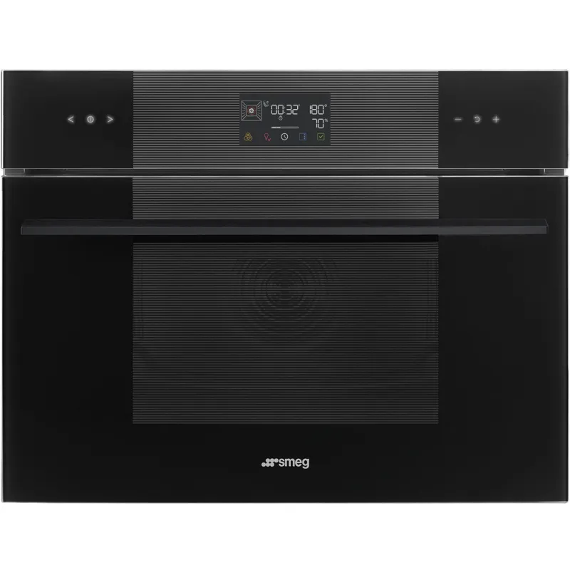 Smeg SO4102S3B3 Linea kombi-dampovn 41 liter, sort