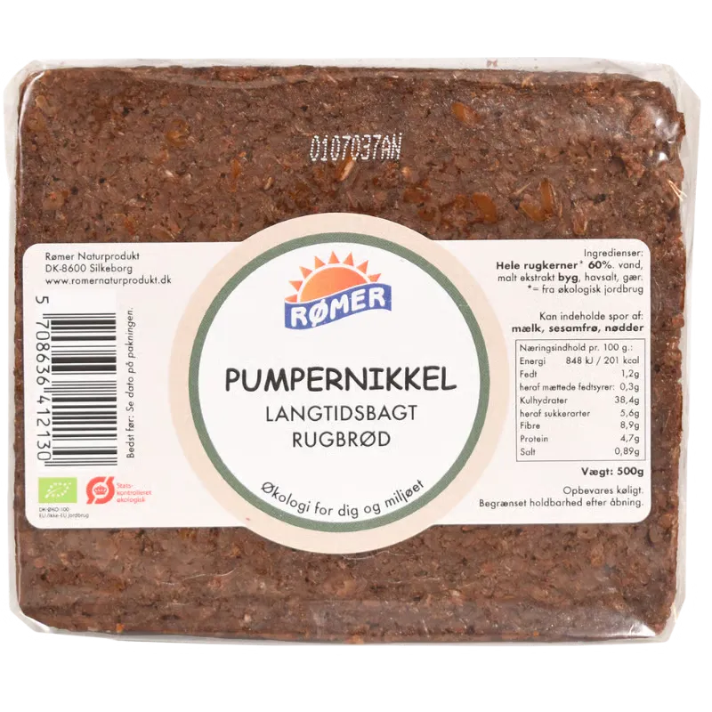 Rømer Pumpernikkel Rugbrød Ø (500 g)