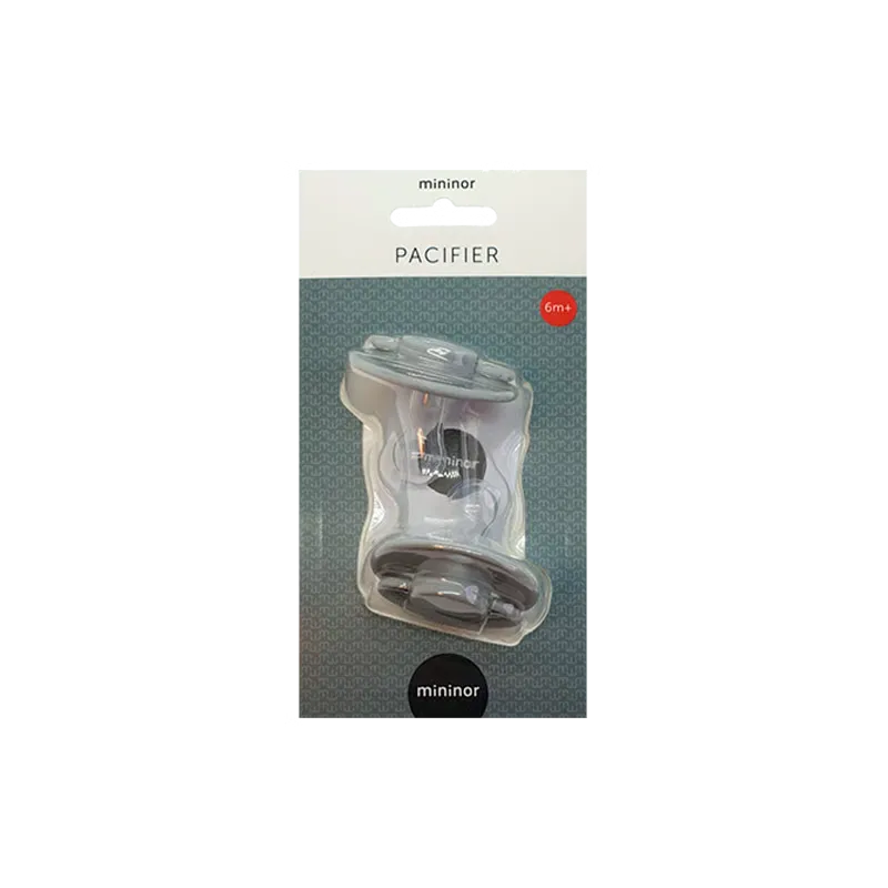 Mininor Silikonesut 6+ Mdr Grå (2 stk)