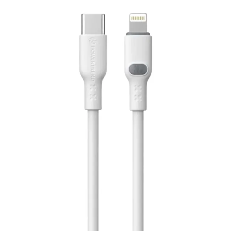 PowerTrend Ladekabel USB-C Til Lightning 2M